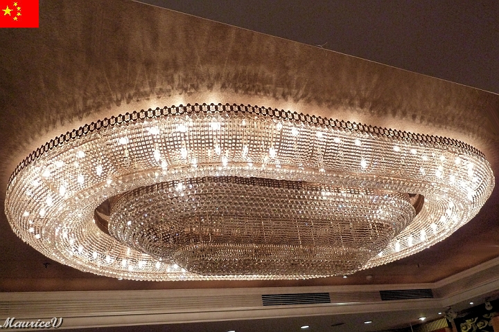 Xian-610.jpg - À l'intérieur de l'usine des nouilles, le plafond est de toute beauté