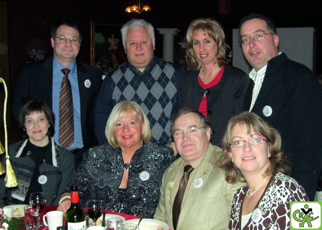 CRAC-200812-Noel-10.jpg - Quelques membres de la direction : André, Michel, Lyne, Patrice, Stéphanie, Bibiane, Jacques, Isabelle