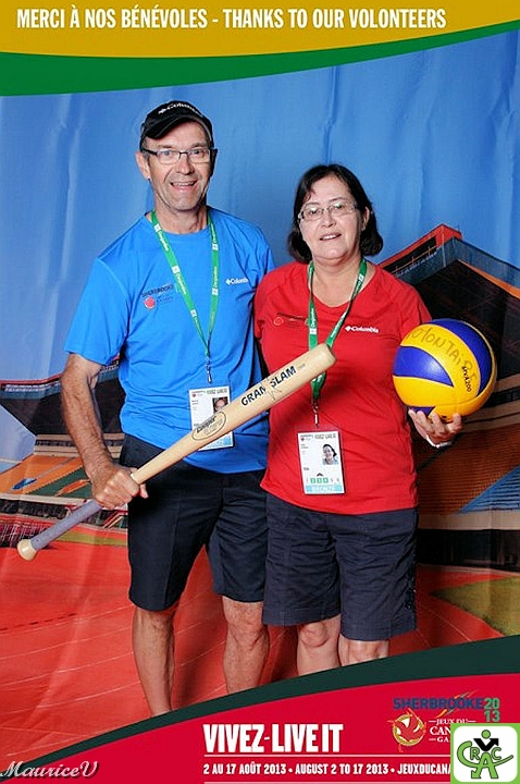 Maurice_Gisele-JeuxCanada2.jpg - Gisèle et Maurice ont beaucoup apprécié leur expérience avec les athlètes 