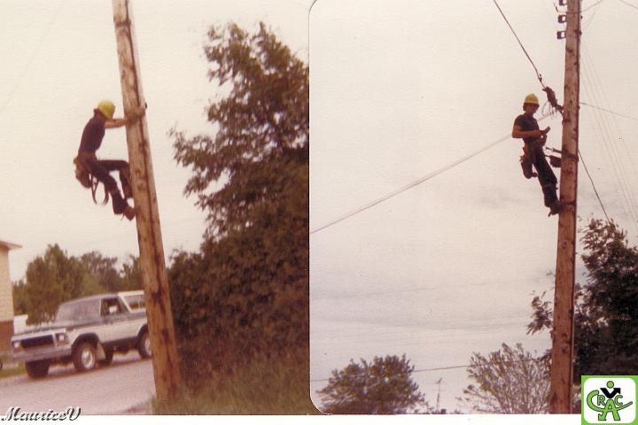 197806-RichardG.jpg - L’art de monter les poteaux et les échelons du métier d’installateur, début  1980