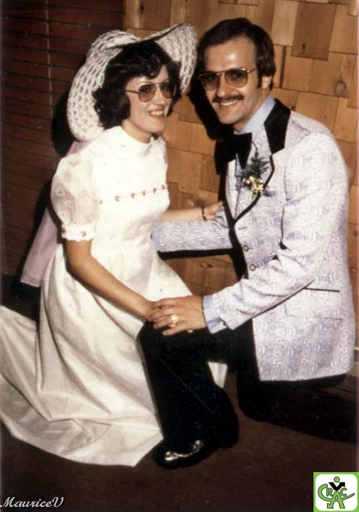 Maurice_Mariage-Gisèle.jpg - Gisèle et  Maurice s'unissent en juin 1974